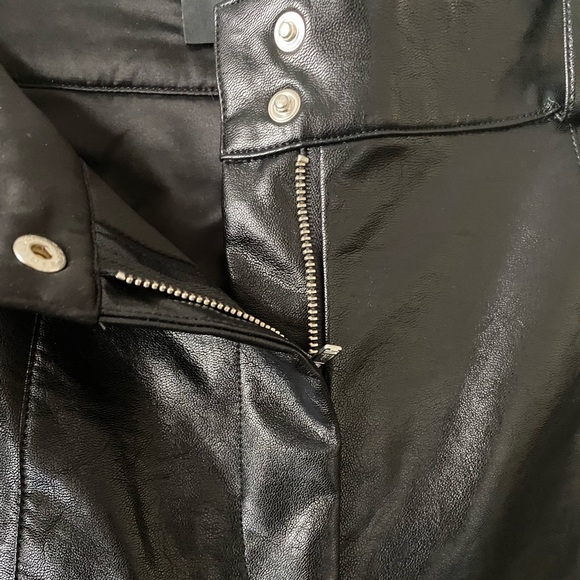 REVOLVE | Majorelle Blake Faux Leather Black Pant Size M (NWOT) - Picture 4 of 7